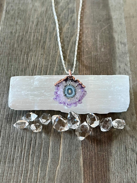 Amethyst Stalactite Necklace