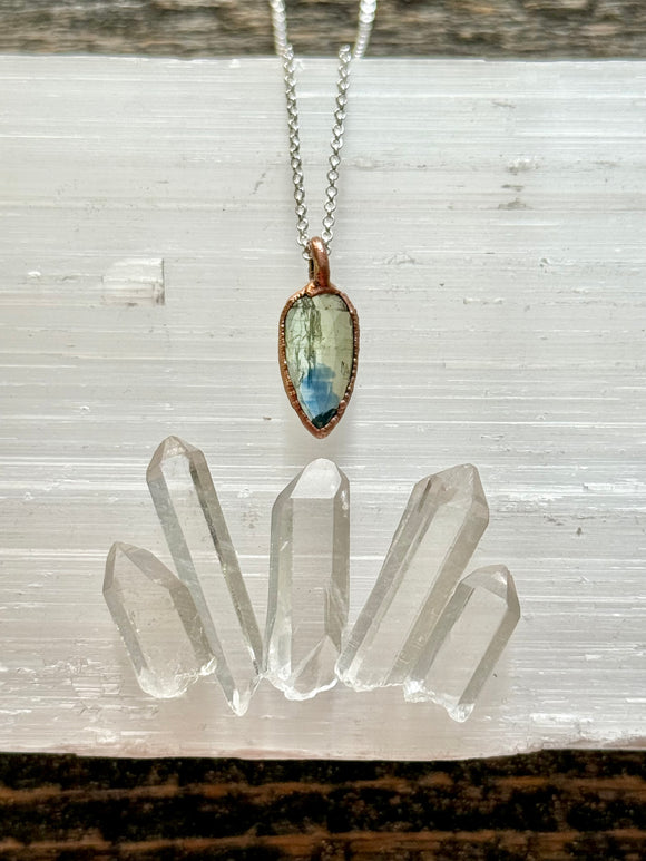 Bi-Color Kyanite Necklace
