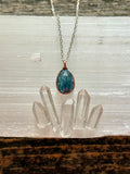 Teal Kyanite Necklace