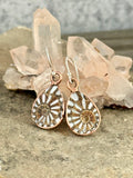 Ammonite & Mother of Pearl Earrings