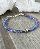 Iolite & Pyrite Bracelet