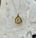 Watermelon Tourmaline Necklace