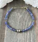 Iolite & Pyrite Bracelet