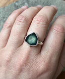 Indicolite Tourmaline Ring