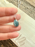 Teal Kyanite Necklace