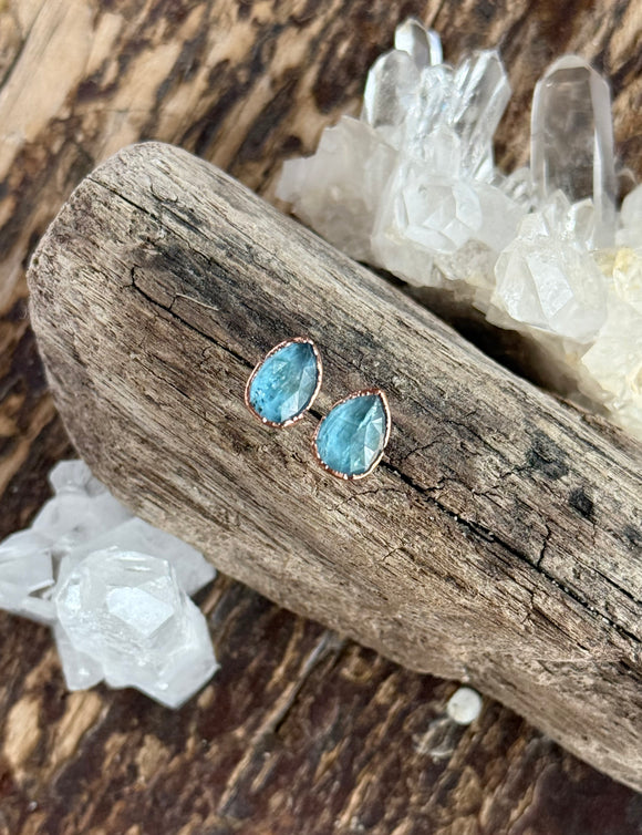 Aqua Kyanite Earrings