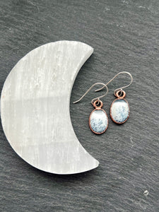 Dendritic Opal Earrings