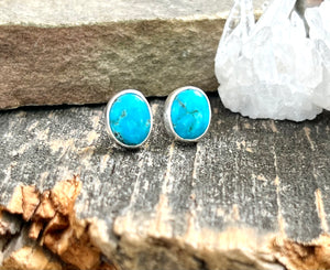 Sleeping Beauty Turquoise Studs