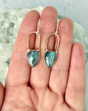 Aqua Kyanite Earrings
