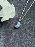 Crescent Moonstone Necklace
