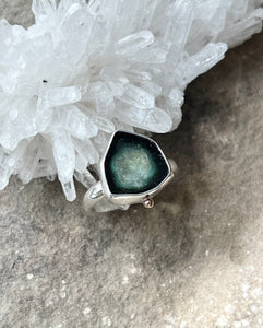 Indicolite Tourmaline Ring