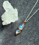 Double Moonstone Necklace