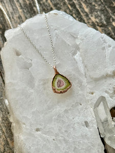 Watermelon Tourmaline Necklace