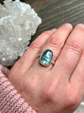 Aqua Kyanite Ring | Size 6 1/4