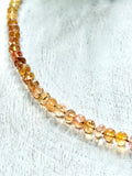 Faceted Topaz Necklace
