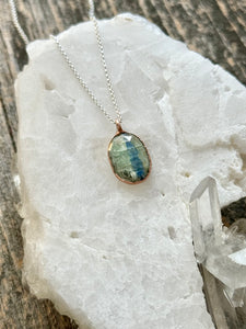 Bi-Color Kyanite Necklace
