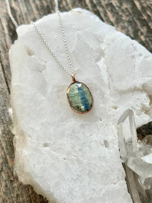 Bi-Color Kyanite Necklace