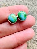 Sonoran Blue Turquoise Studs